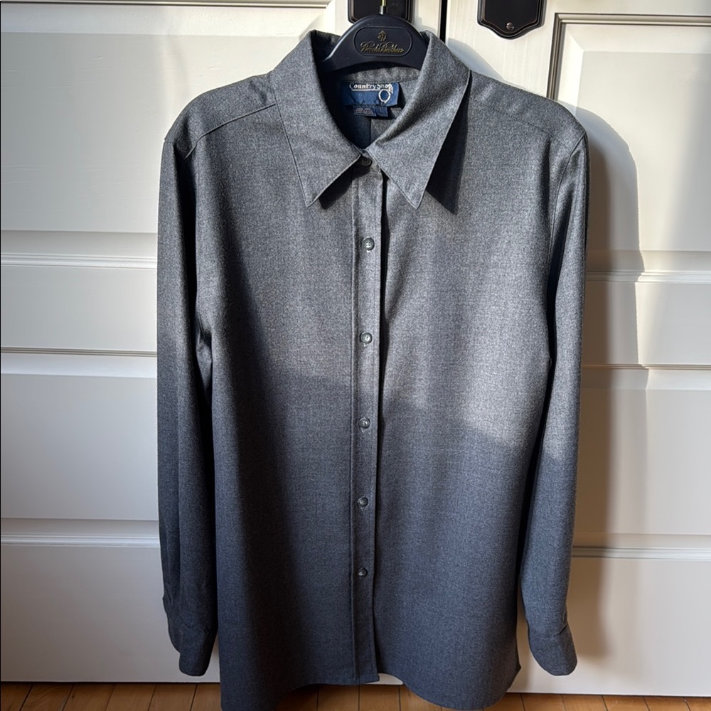 - USA Country Shop all wool dress shirt made in USA NWOT